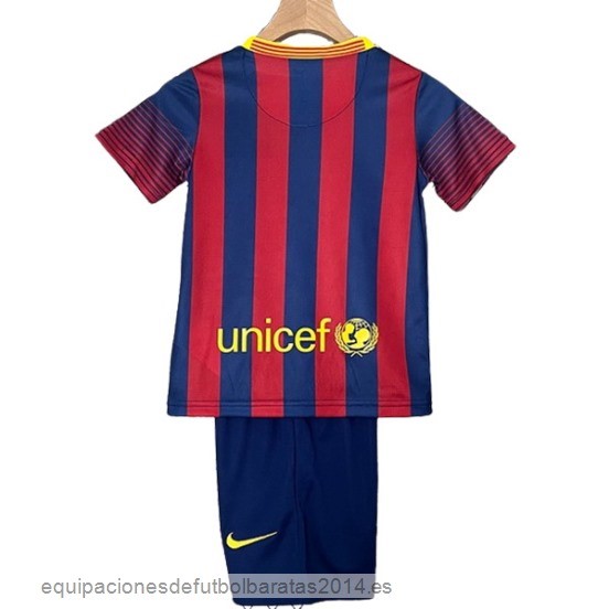 Nuevo 1ª Conjunto De Niños Barcelona Retro 2013 2014 Rojo Azul Baratas